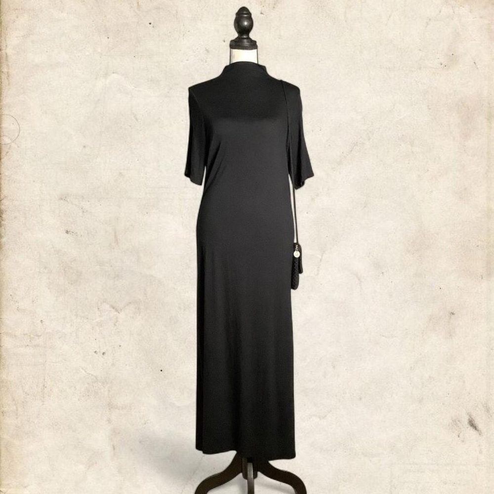Nasty Gal Classic Black Maxi Dress